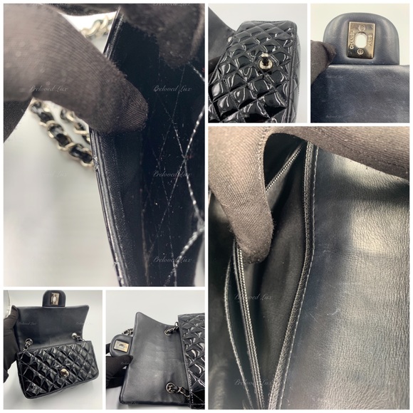 Authentic CHANEL Classic Mini Rectangular Black Shoulder Bag Crossbody - SHW - Picture 7 of 11